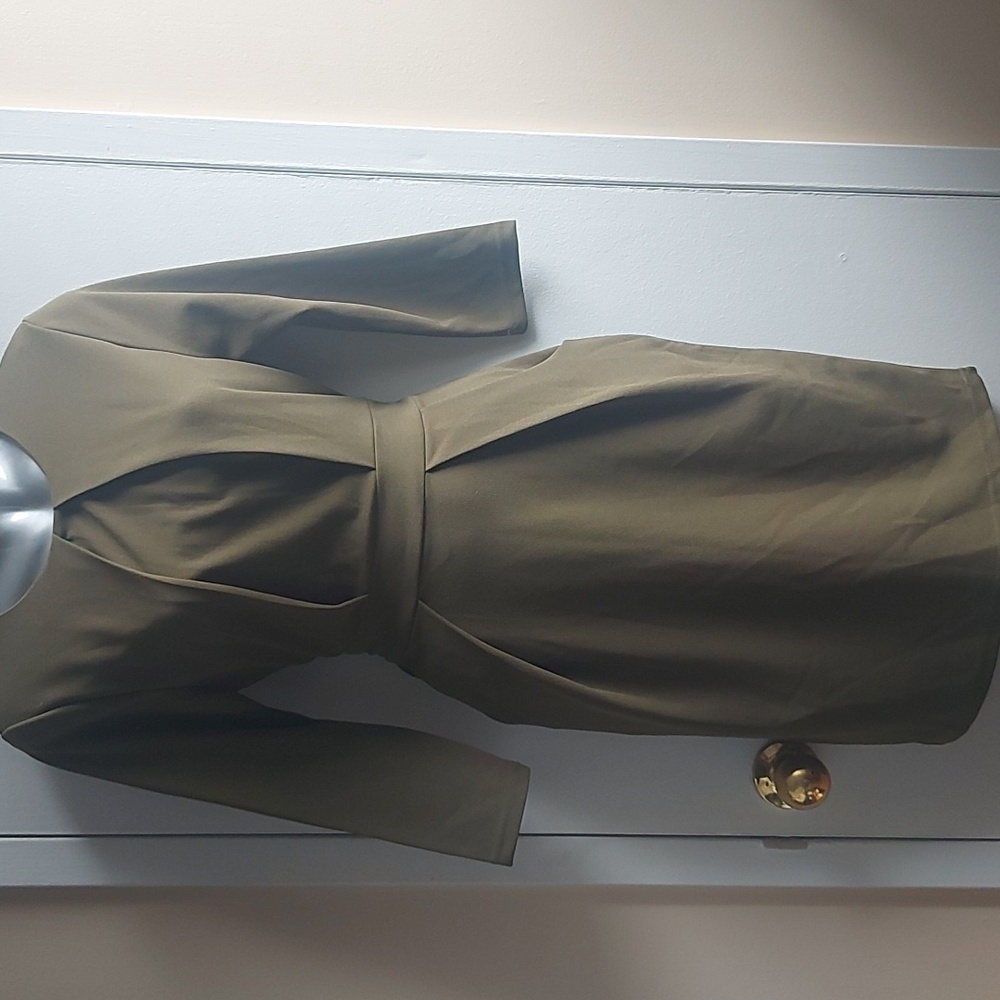 NWOT Another Story Olive Green Dress